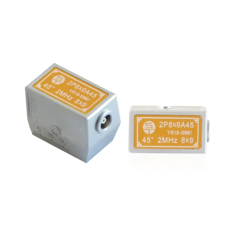 NDT UT Zubehör Ultraschallwandler 8*9mm Winkelstrahlsonde mit Frequenz 2MHz/4MHz