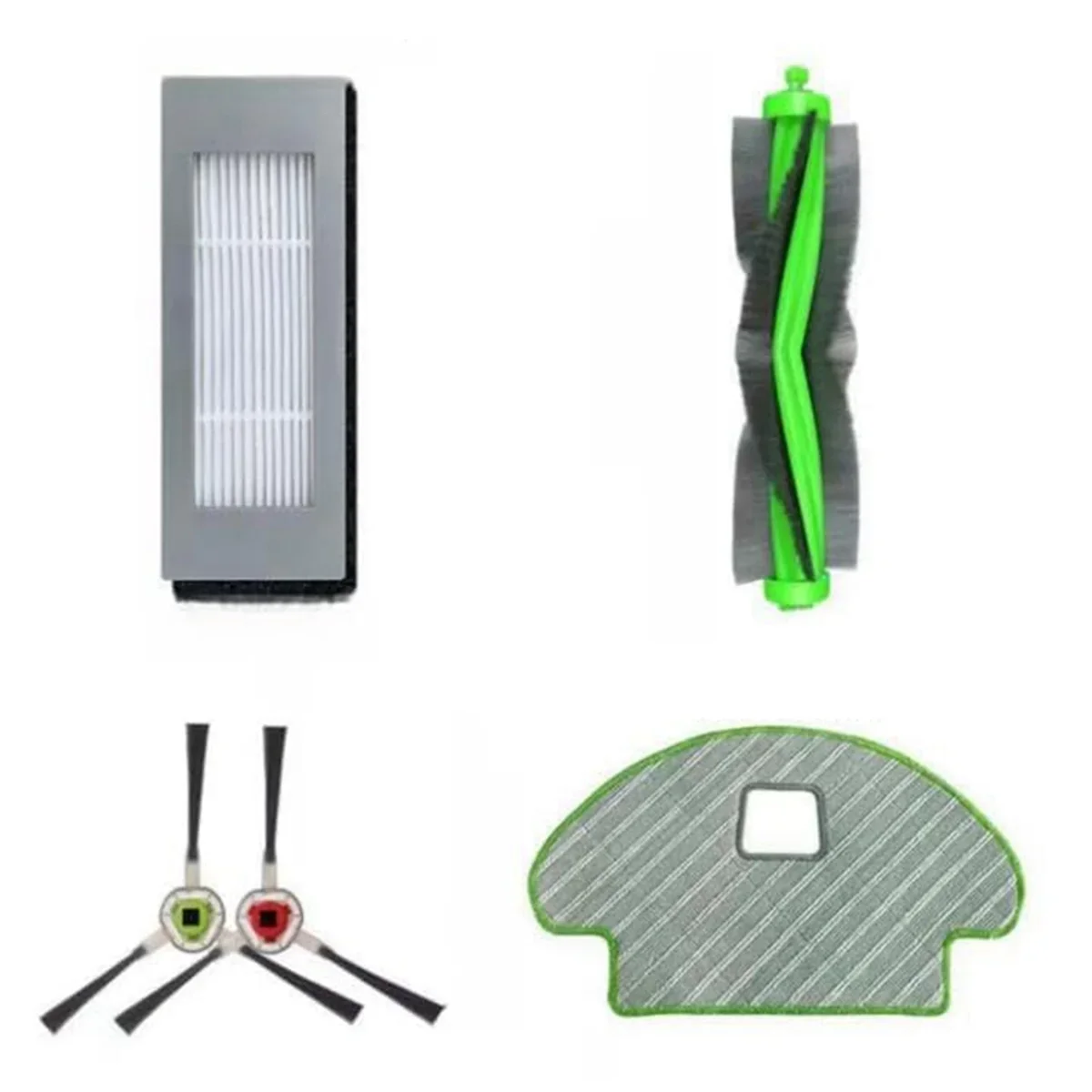 NUEVA LISTA ~ Para Combo 110 113 R113840 R Robot Aspirador Cepillo Lateral Principal Filtro Hepa Paño de Mopa Piezas de Repuesto