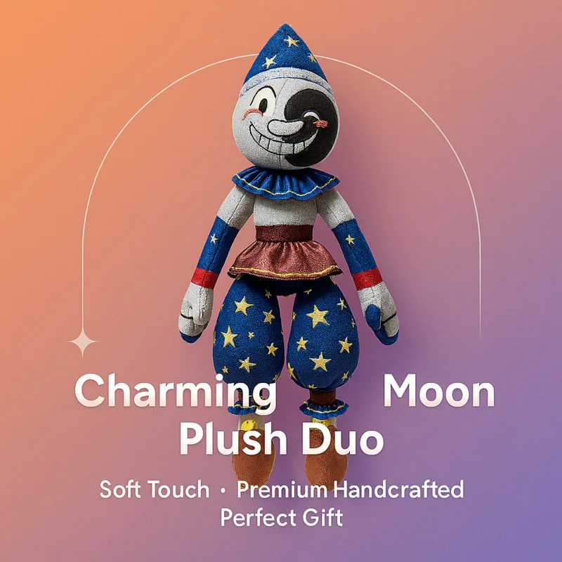 

Game Doll FNAF Security Breach Plush Toy Sun Moon Moondrop Stuffed Horror Character For Children Fans Gift Room Display