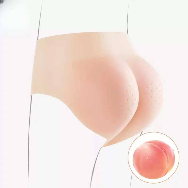 1pcs 3cm Silicone Hip-lifting Underwear, Seamless Non-slip Shaping False Hip Pad