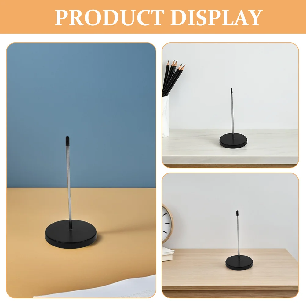 Picture 7: 8pcs Stainless Steel Receipt Holder Spike Menu Receipt Clip For Restaurant Office Kitchen Desk Bill Fork Ticket Stabber Check
