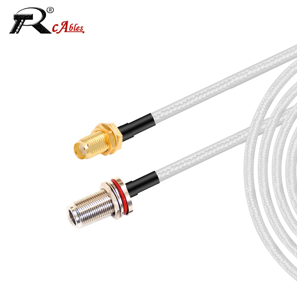 

RG316 RF Cable SMA F to N Female Coaxial Cable SMA Male to N Male Right Angle Waterproof N F Antenna Extension Pigtail Jumper