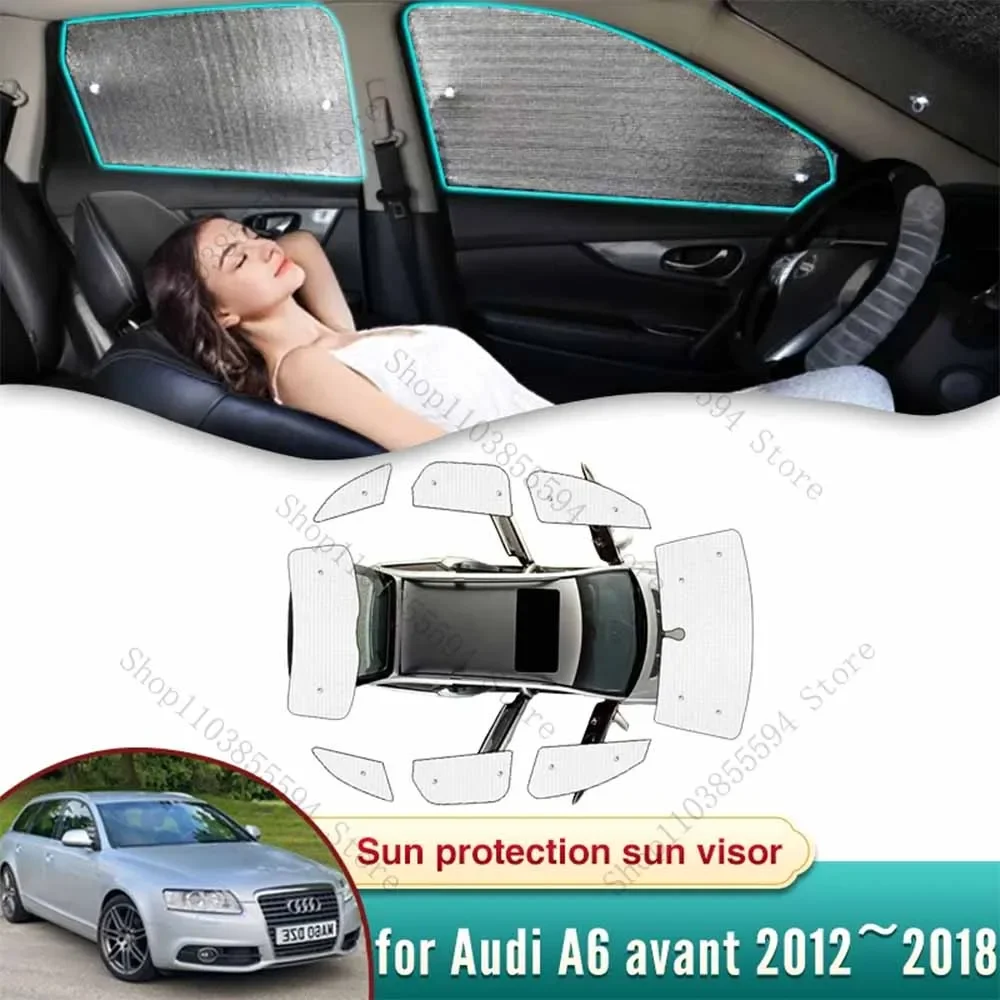 

Auto for Audi A6 Avant 2012~2018 2016 2015 2014 2013 Full Coverage Car Sun Shade Sunshade Windshield Side Window Privacy Shading