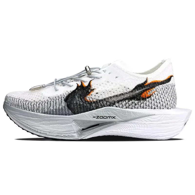 【Customize】Nike ZoomX Vaporfly Next% 3 Running Shoes Men Low-top White/Black/Orange/Silver Sneakers shoes DV4129-100