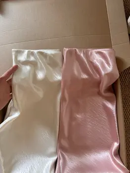 厚實亮澤緞面中長裙,優雅低調奢華,基本款高腰裙,四季皆宜。 8 最佳銷售 緞面長裙 - №4