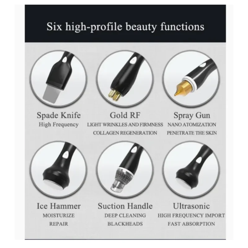 

Top-Selling 7-in-1 Hydra Facial Machine: Ultrasonic/Oxygen SPA/RF Lifting Anti-Aging Care