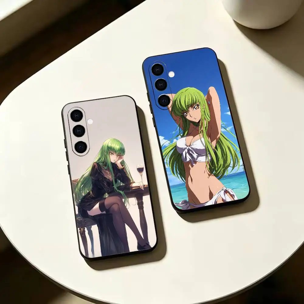 Anime C-Code Geass-s Black Soft Silicone Phone Case for Samsung Galaxy A73, A42, A72, A70, A53, A52, A51