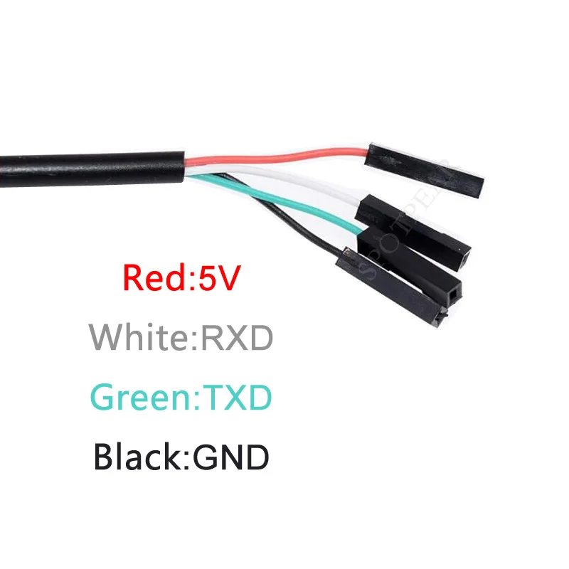 USB para Serial UART TTL Escova Cabo, STC Downloader, Leite V Duo, Raspberry Pi, CH340G