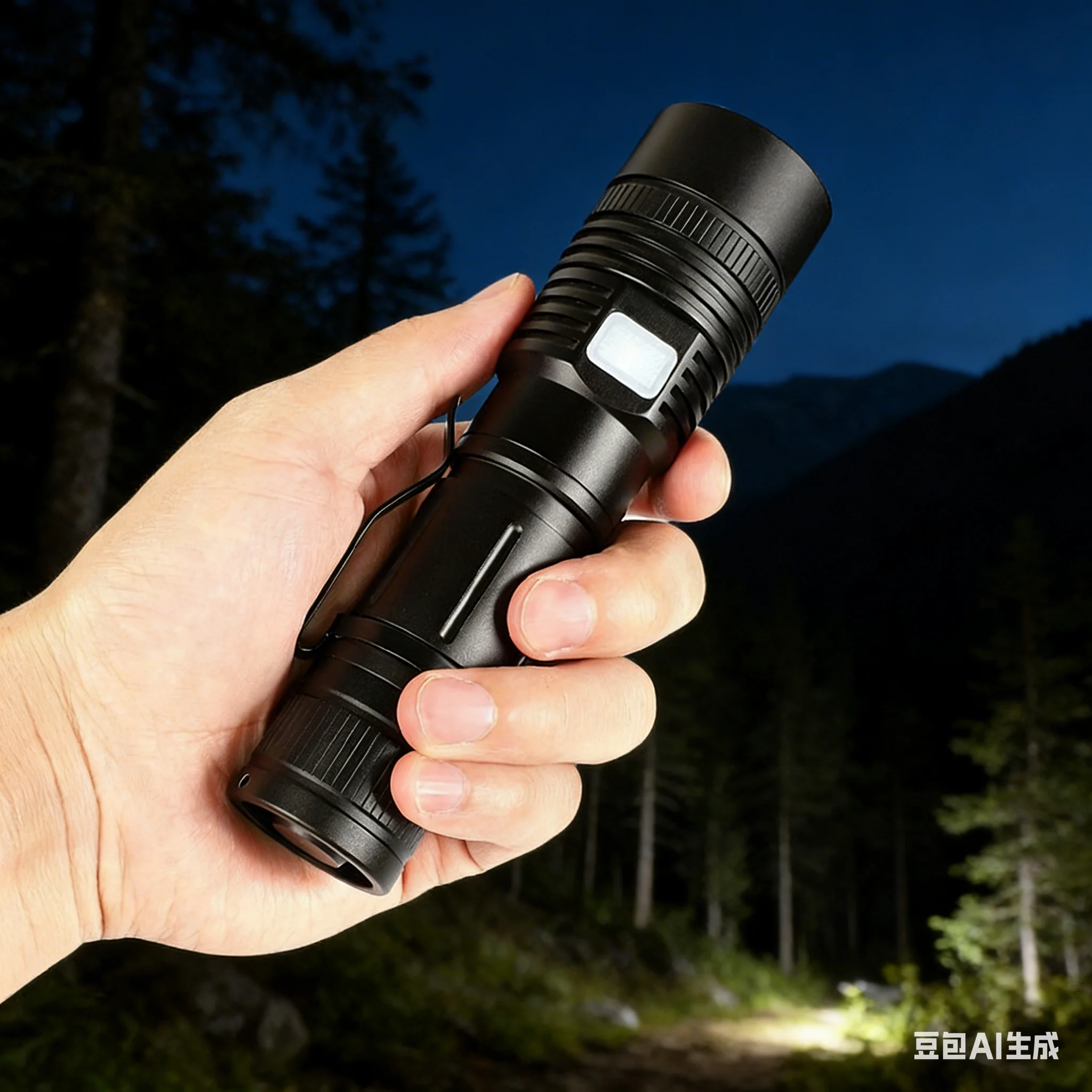

High Power 1200 Lumens XHP50 LED Flashlight For Camping Hiking USB Rechargeable 26650 Battery Strong Light Work Light