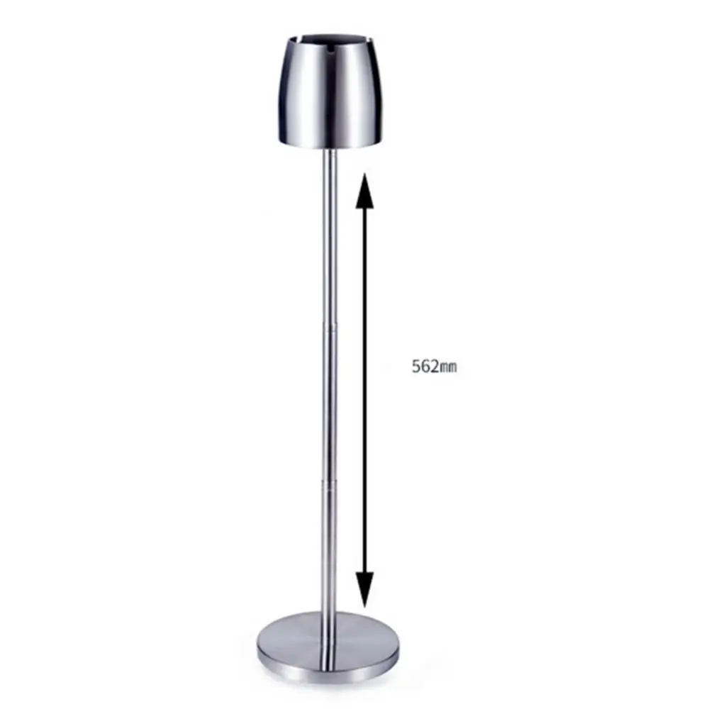 Stainless Steel Ashtray Portable Outdoor Windproof Telescopic Floor Standing Ashtray for Hotel Party Bar Desktop Ashtray 재떨이