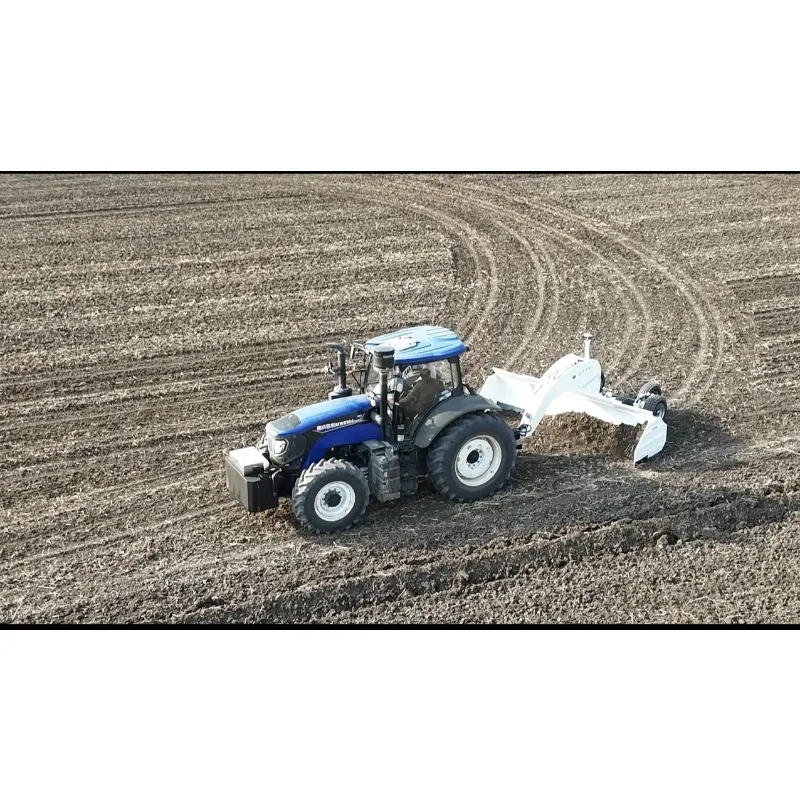 Factory Price Large Agricultural Satellite Laser Land Leveler Telescopic Scraper with GPS Hydraulic System Heavy-Duty Steel