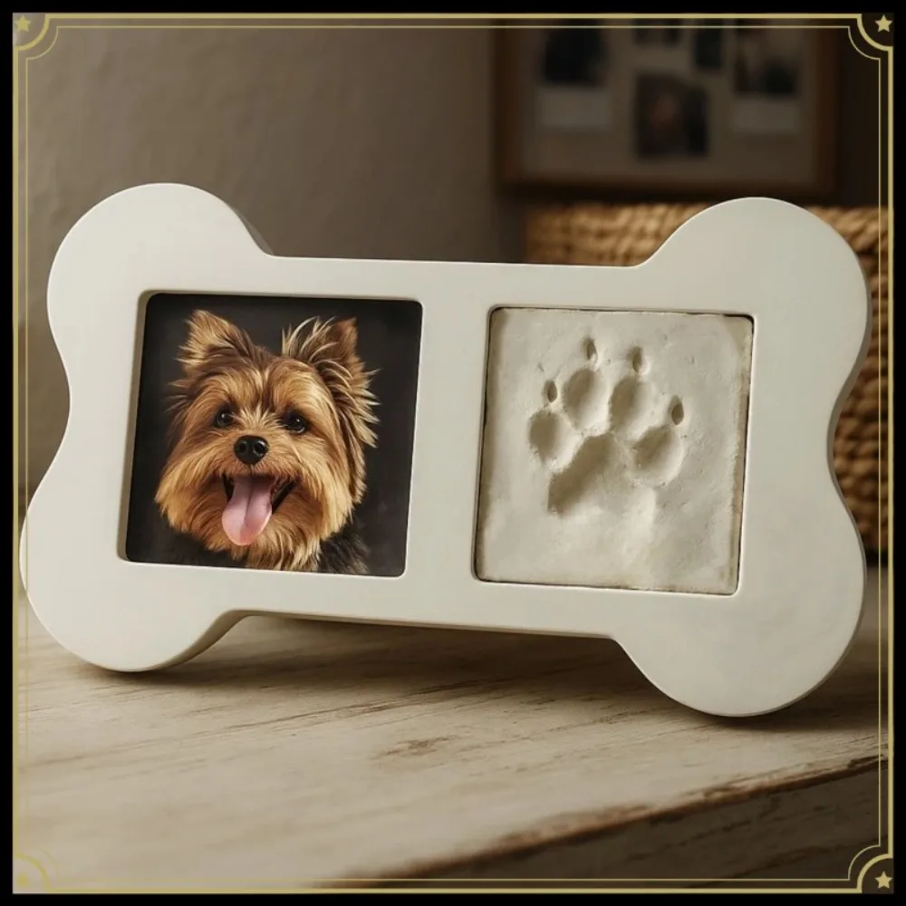 Marco Conmemorativo para Huellas  Patas  Mascotas, Recuerdo Hecho a Mano con Huellas  Patas  Mascotas, Huella  Mascota Personali
