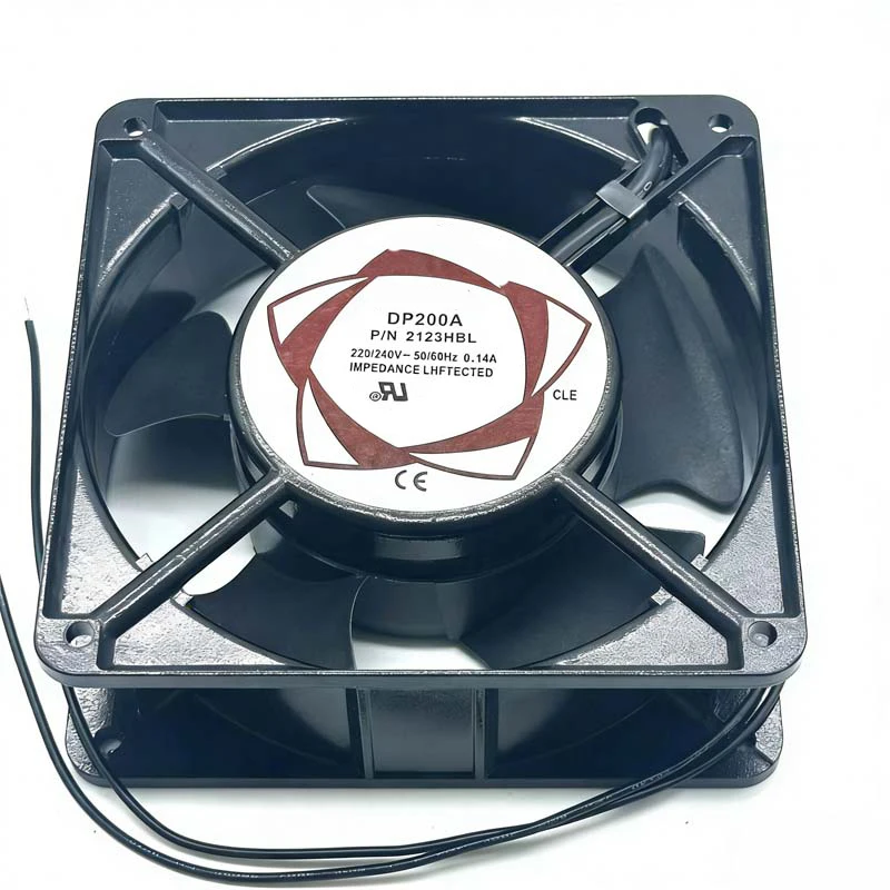 For Original SUNON DP200A P/N 2123HBL AC 220V 0.14 120x120x38mm 2-Wire Server Cooling Fan
