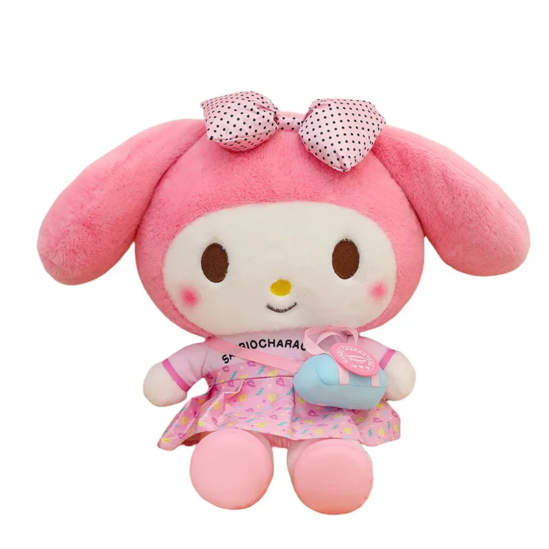 70cm Sanrio Kawaii My Melody Plush Toy Kuromi Stuffed Doll Cute Cinnamoroll Big Cloth Doll for Kids Birthday Xmas Gifts