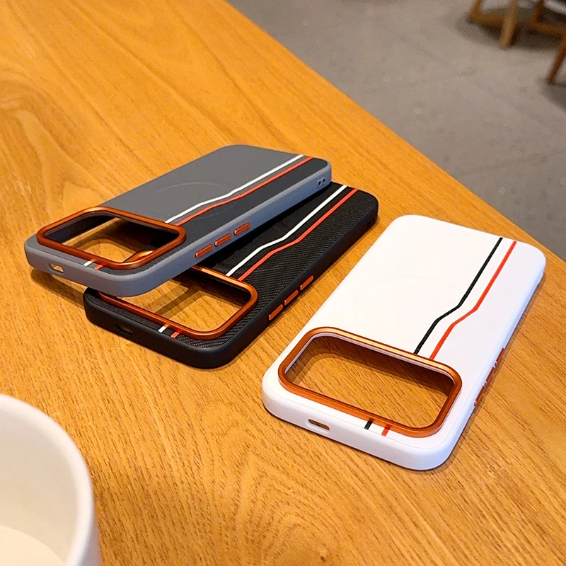 For Xiaomi Poco F8 Ultra Pro Poco F7 Ultra Pro Leather Skin Cover With Carbon Fiber Texture Magnetic Hard Case etui - view 6