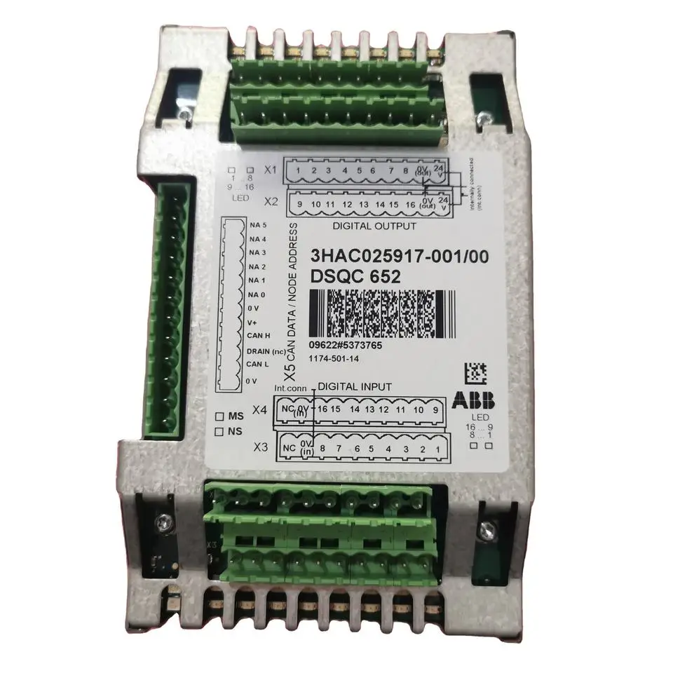 New Stock DSQC651 3HAC025784001 Robot IO Module for A-B-B Robot Control Cabinet with 1 Year Warranty Industrial Automation