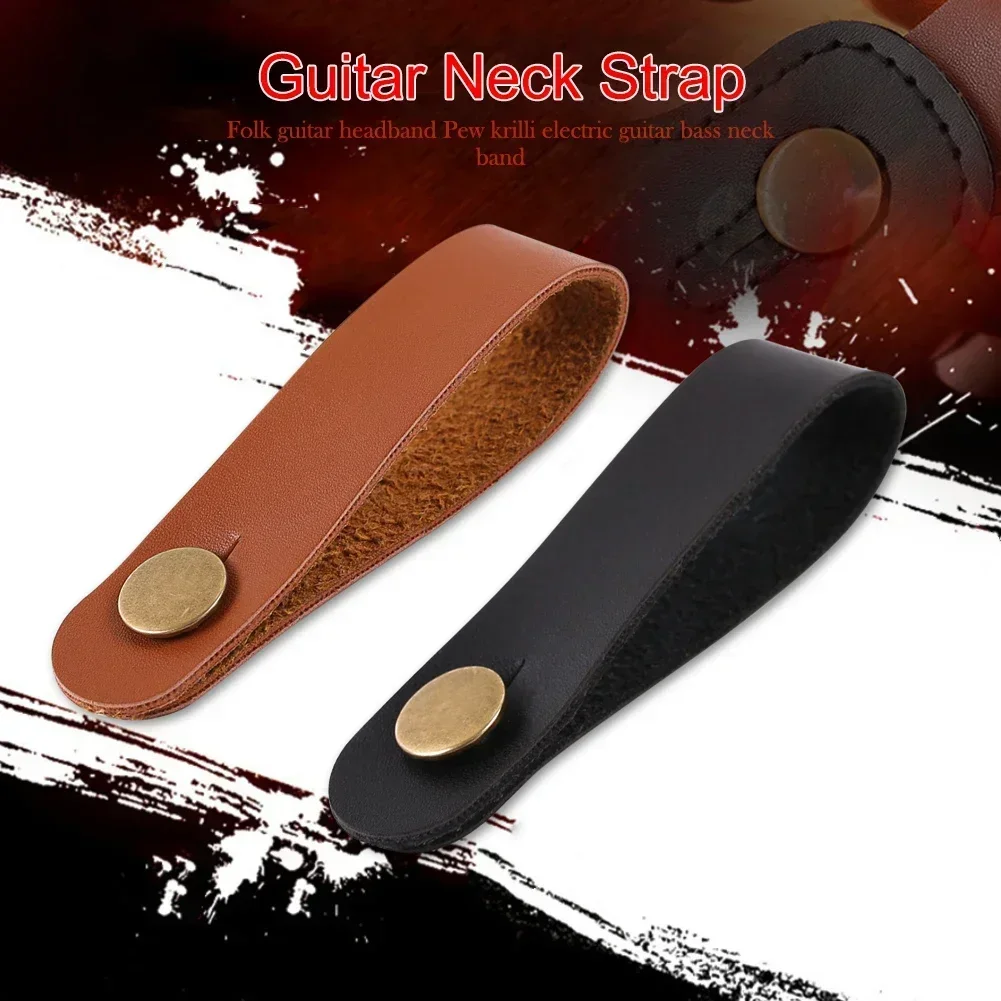 New Retro Guitar Neck Strap Holding Button Safety Lock Strap Ukulele Bass Acoustic Electric Guitar Accessories