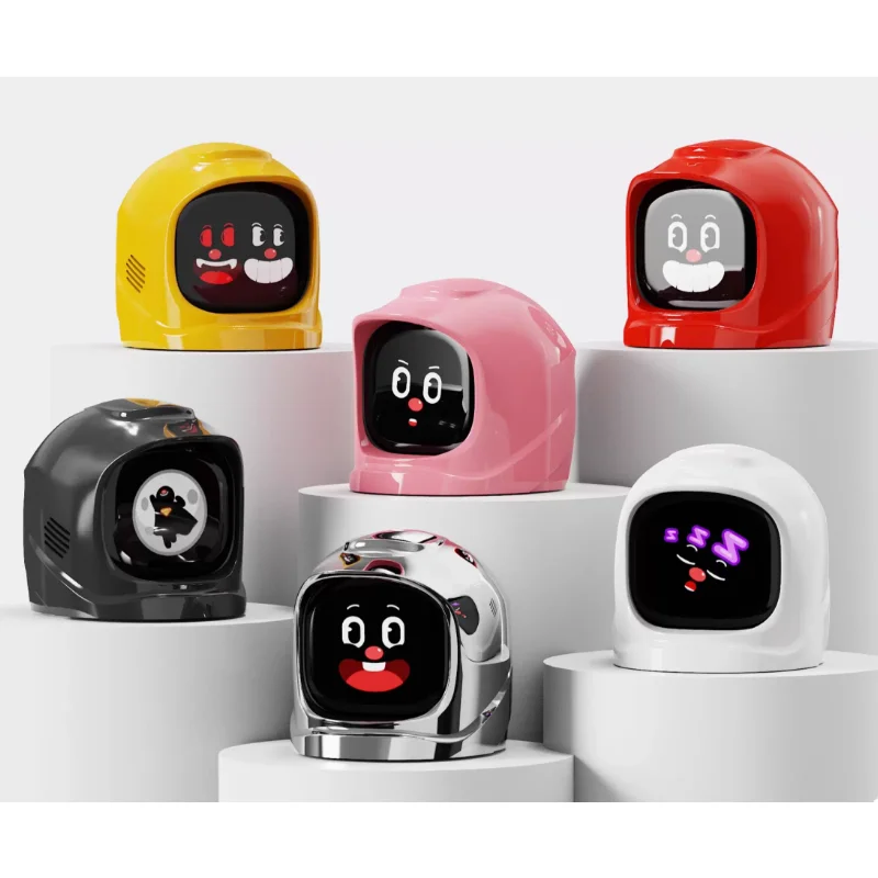 

Intelligent Robot Expression Pet Toy Car Decorative Figure Trendy Plaything For Automobile Decoration Electronic Toy Partner