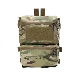 Emersongear Tactical For FRO Style V5 Vest Back Panel Double Pouch Zip On Backpack Multi-purpose Bag Hunting Hiking Combat Nylon