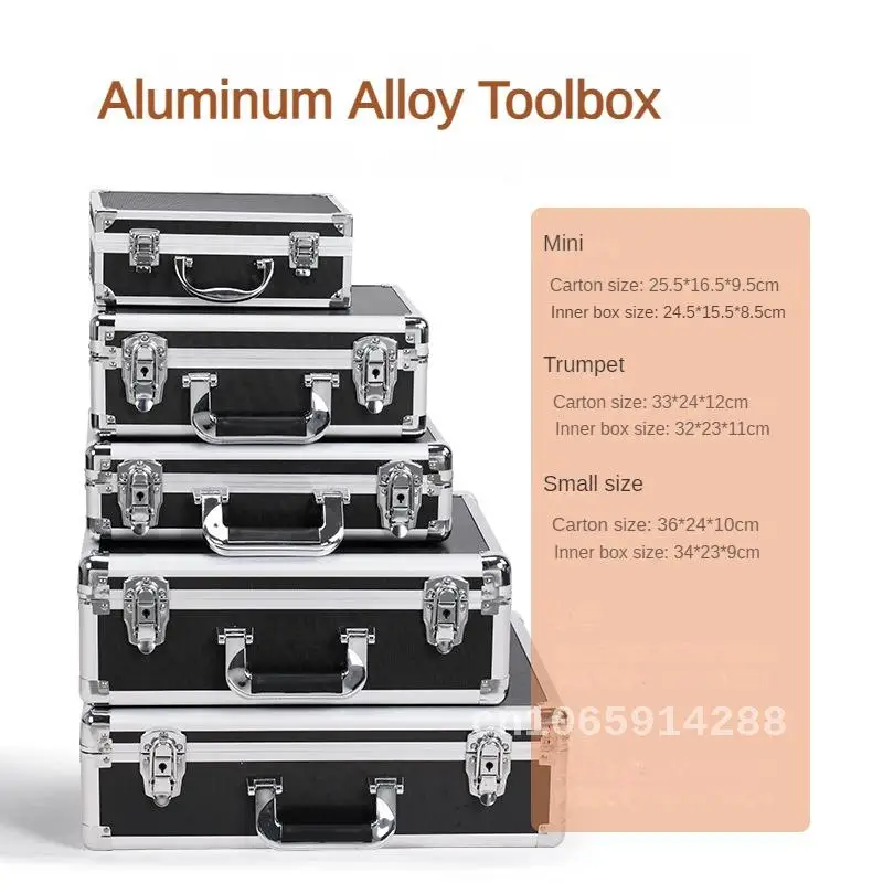 

Hardware Aluminum Alloy Toolbox Electrician Portable Car Aluminum Box Monitoring Document Instrument Box Equipment Box