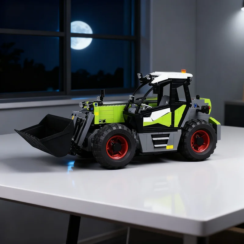 

1408 деталей MOC CLAAS Scorpion 756: Техническая модель-конструктор, идеальный подарок на Рождество, креативная игрушка для самостоятельной сборки, архитектурная модель