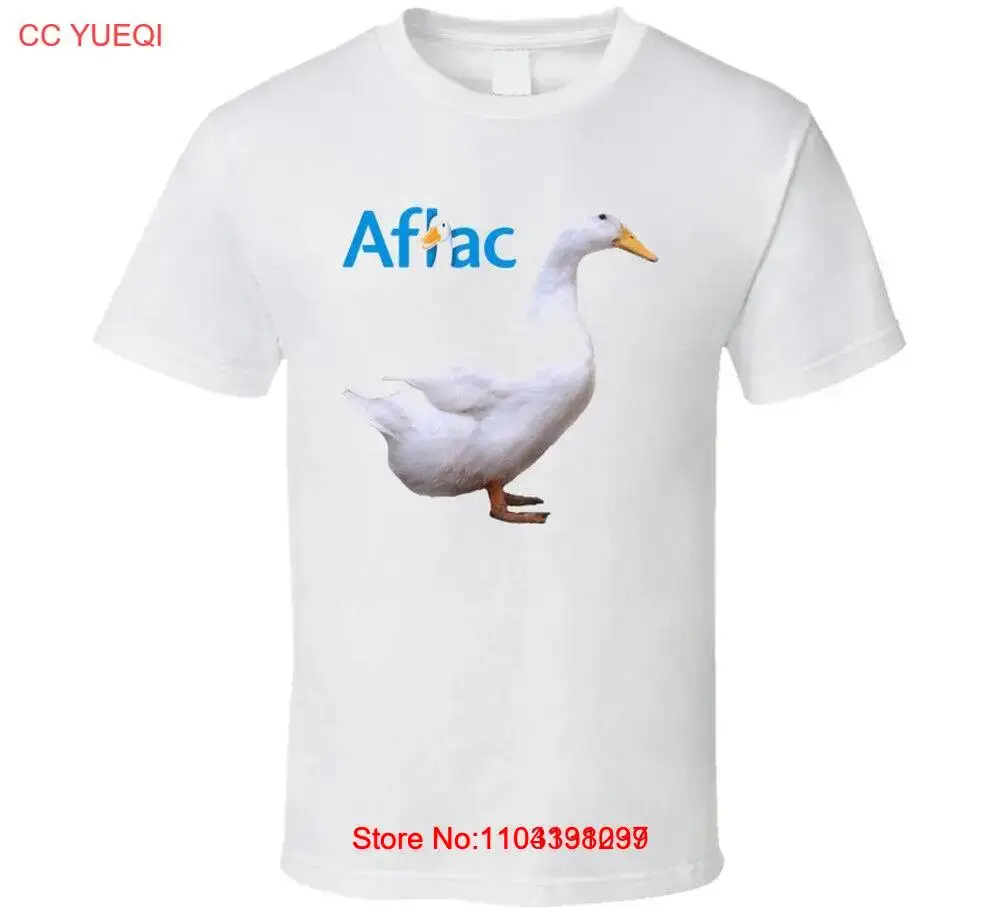 Aflac White Duck Mascot T Shirt