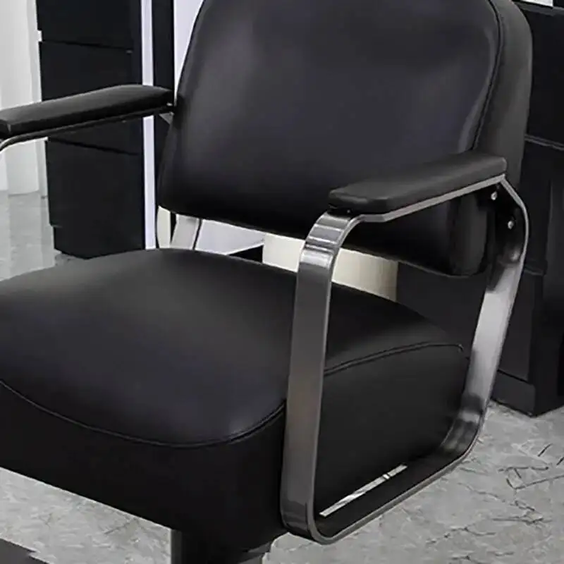 

Round Professional Barber Chairs Ergonomic Equipment Beauty Salon Chair Luxury Armchairs For Barbershop Salon Furniture