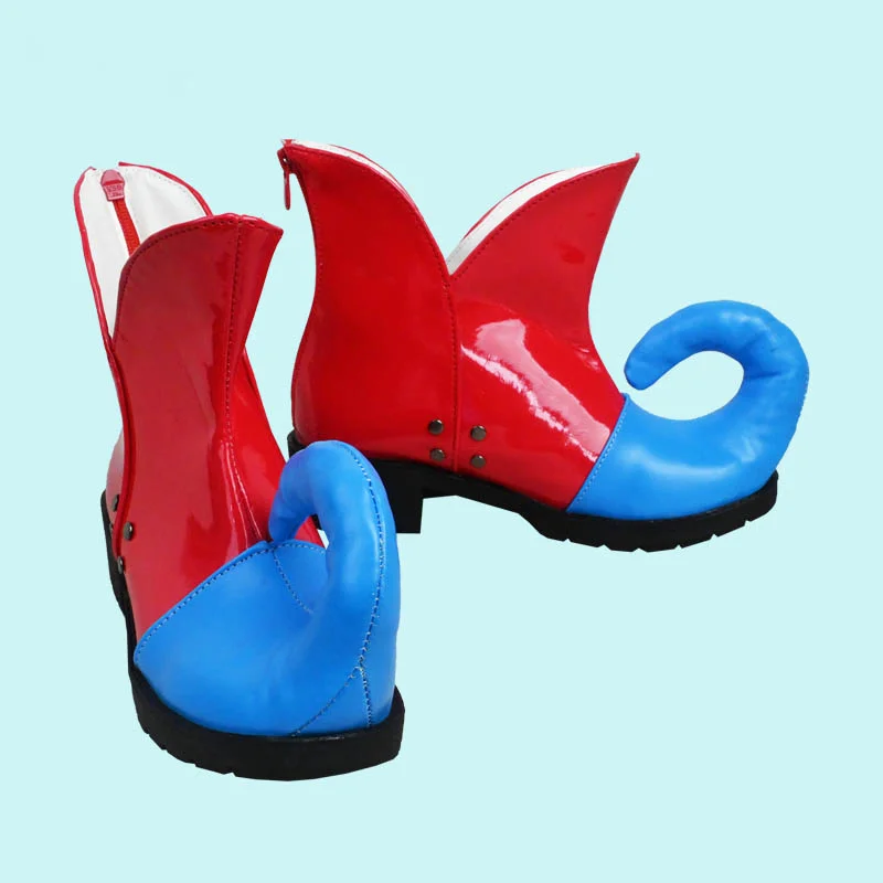 أحذية الساحر المهرج السيرك للأطفال والكبار، لوازم مهرجان الكرنفال اللطيفة، ملابس الأداء المسرحي #4