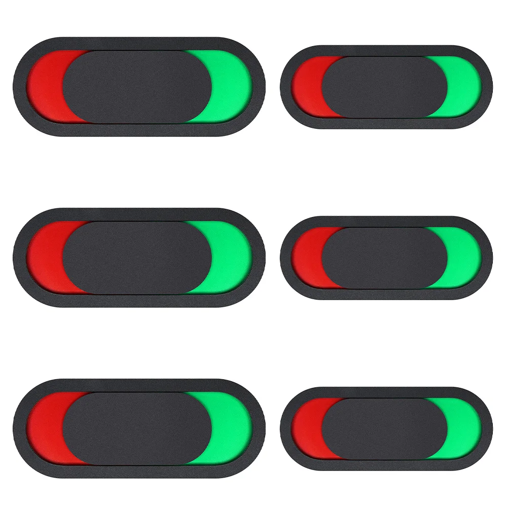 

6pcs Acrylic Vacant Occupied Slide Door Sign Self Adhesive Bathroom Privacy Indicator For Office Hotel Dormitory Commercial