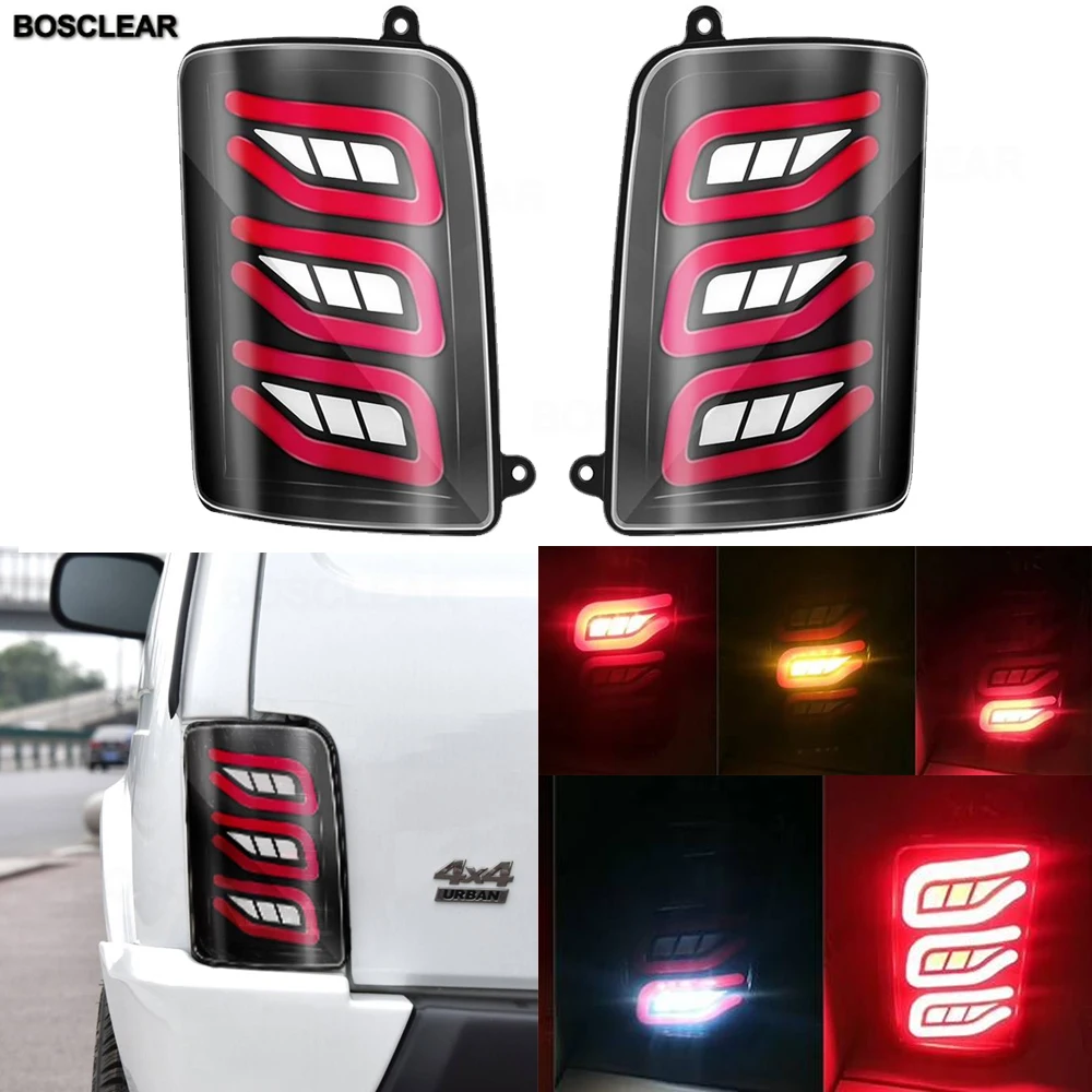 

12V Rear Tail Stop Triangular Brake Light Stop Safety Lamp Car TailLight Signal Lamp For LADA Niva 4x4 2121 1995+Off Road Tuning