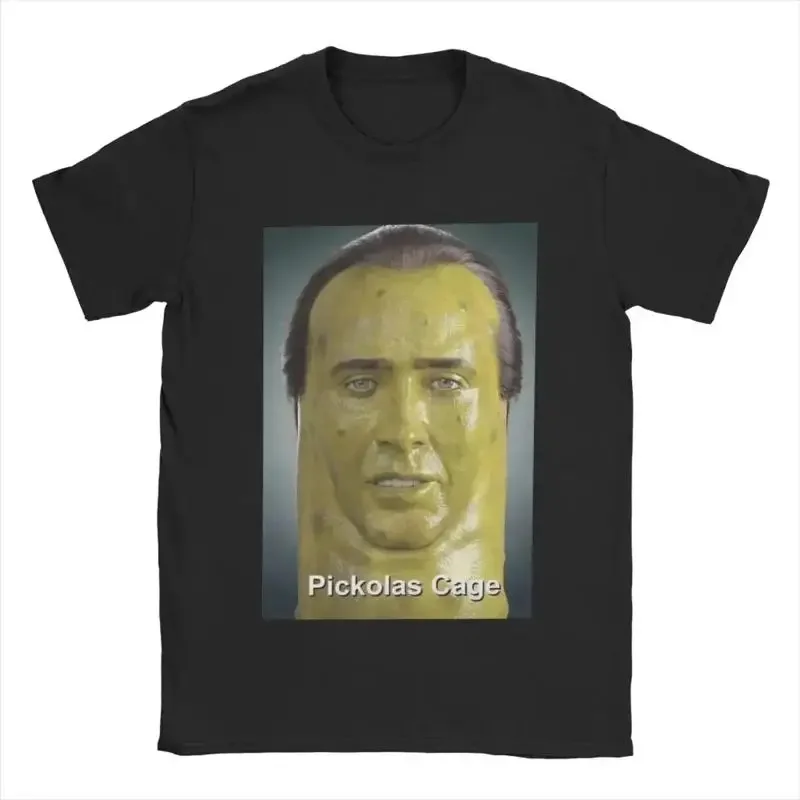Men's Picolas Cage Nicolas T Shirt Pure Cotton Clothes Funny