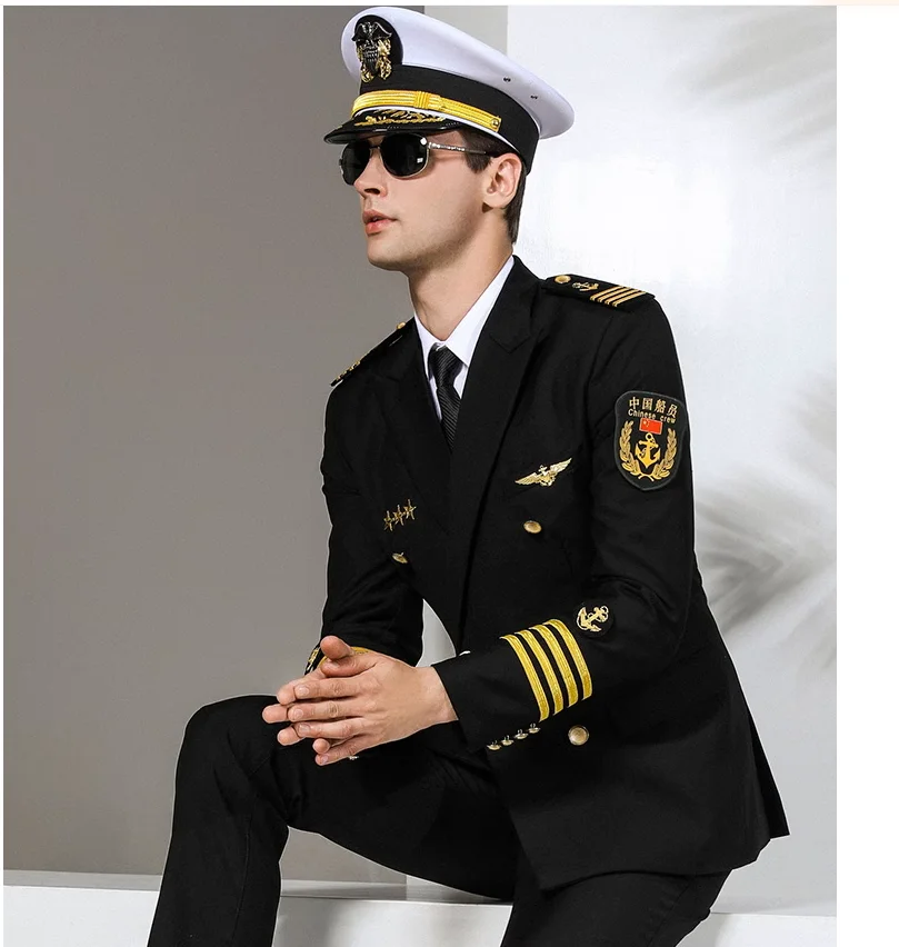 Sailor uniforms, cultural and entertainment performance costumes, male annual meeting image protocol uniforms