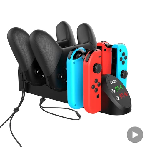 Soporte de Base de carga para Nintendo Switch, Base de accesorios para consola de juegos, controlador de soporte de Control