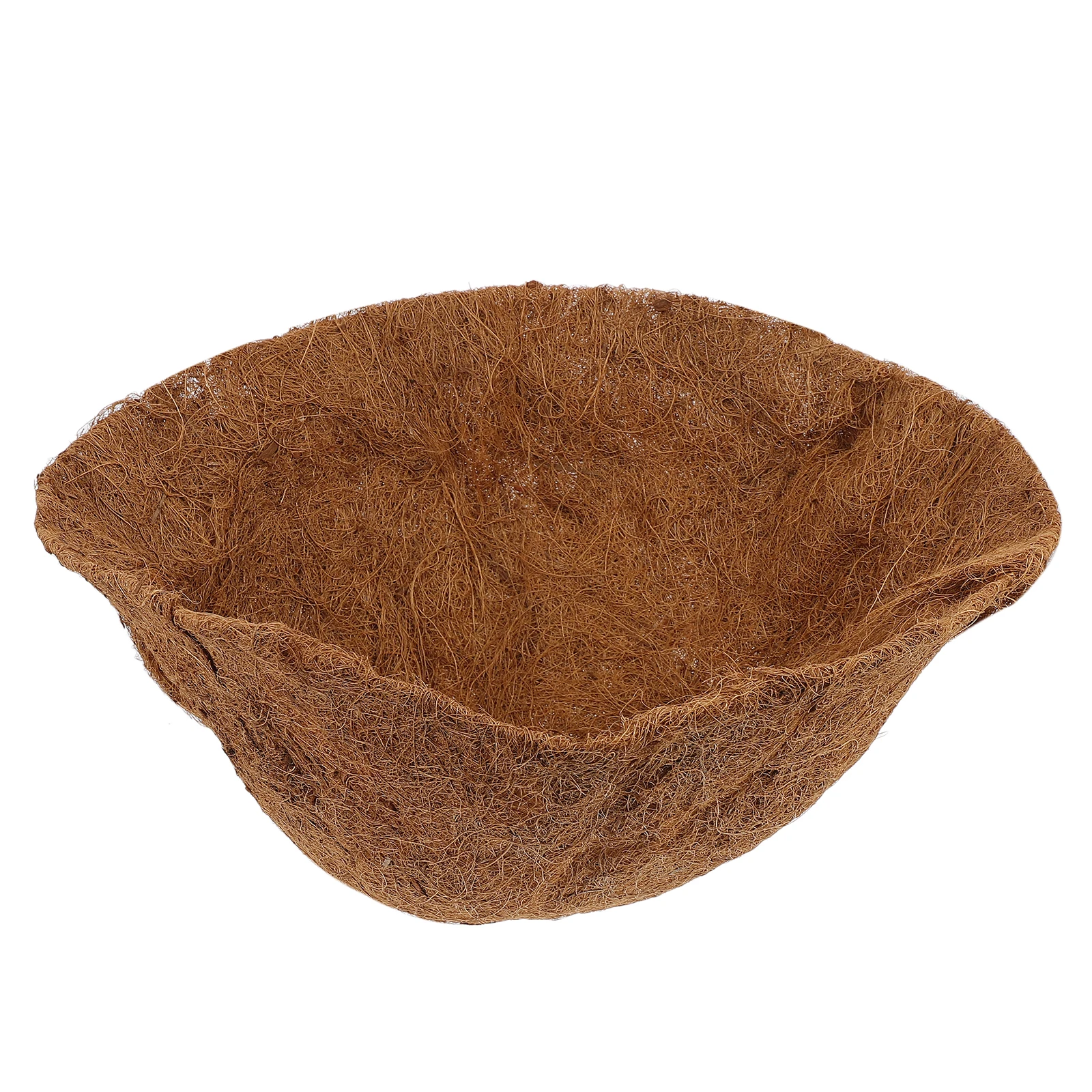 

Coconut Coir Liner 40 CM Plant Pot Base Cushion Raising Mat Flower Basket Coconut Fiber Pad Half Ball Shape Eco Friendly Spider
