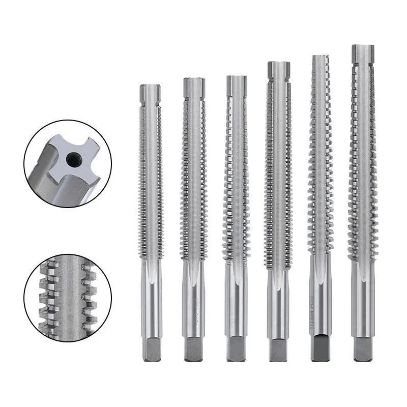 XCAN Screw Thread Tap TR8/9/10/12/14/16/18/20/22/26 Left/Right Hand Trapezoidal Tap Machine Plug Tap HSS Machine Threading Tools