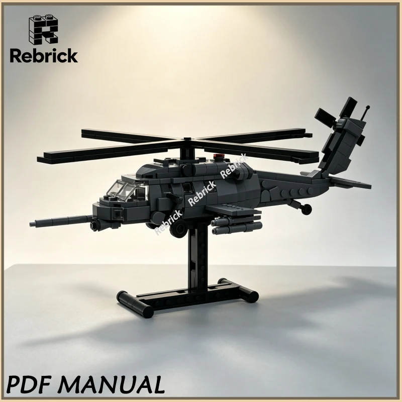 MOC Aircraft Replica Building Blocks Detailed Airplane Model Desktop Decoration DIY Brick Set