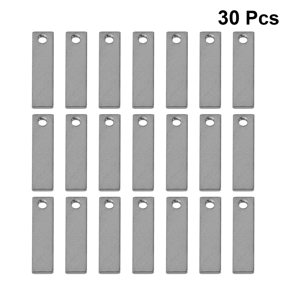 

30 Pcs Copper Pendant Charms Jewelry Making Pendants Craft Tags Crimp Geometry Shape Pendant Set for Necklace Bracelet