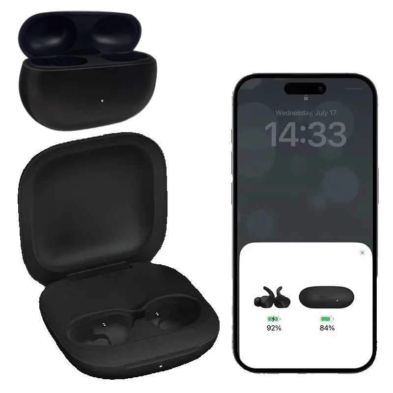 

For Beats Studio Buds +Charging Case with Bluetooth Pairing Sync Button Replacement Earphone Powerbeats Fir Pro Charger Box bin