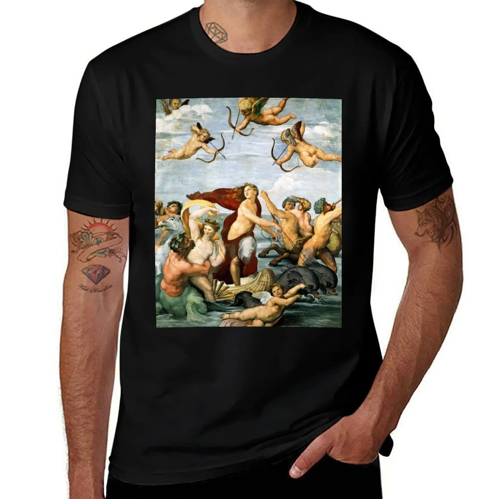 Raffaello Sanzio da Urbino Galatea, 1512 T-Shirt anime clothes new edition summer clothes clothes for men