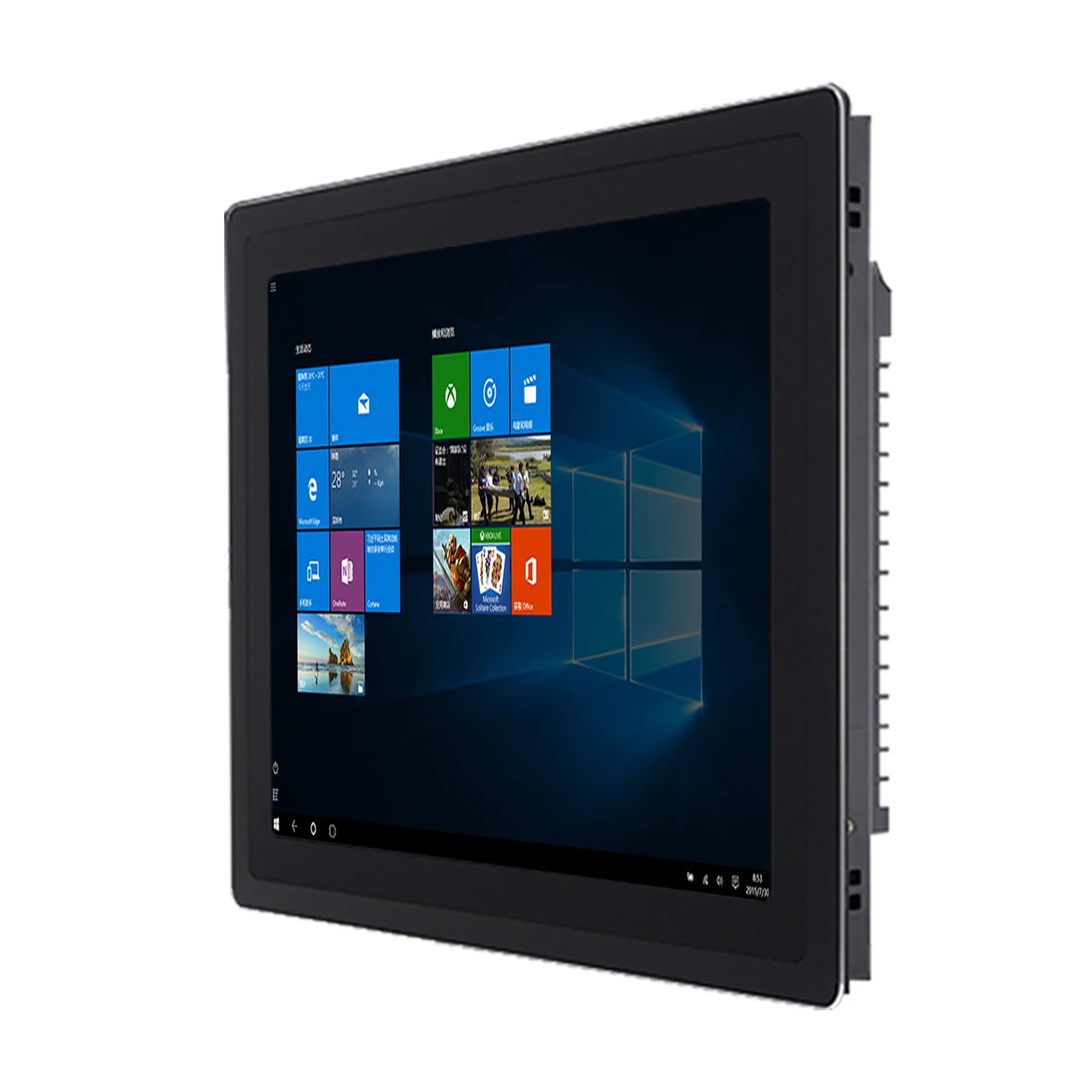 10.4 inch industrial all-in-one mini computer panel tablet pc with capacitive touch screen built-in WiFi for Win10 pro 1024x768