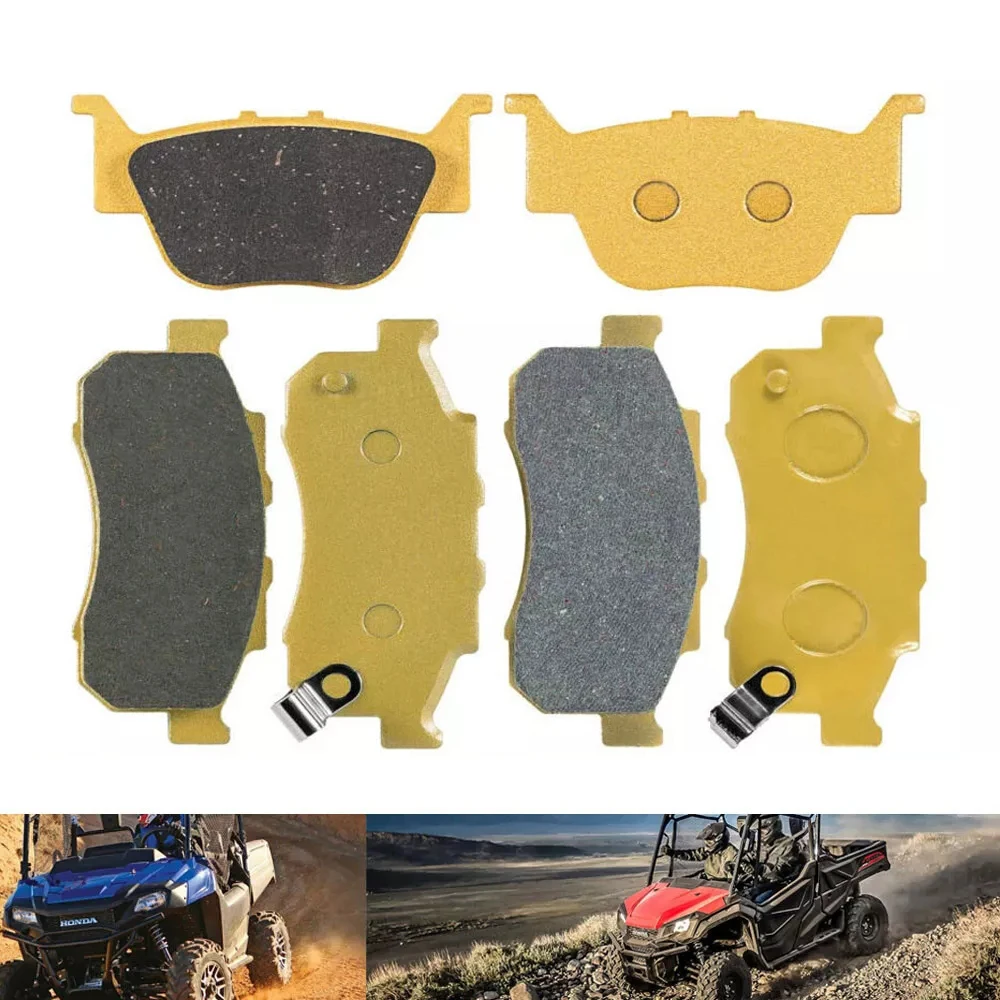 

Front & Rear Ceramic Disc Brake Pads for Honda Pioneer 700 500 700-4 2014-2021 for 06435-HN8-016, 06452-HL3-A00, 06451-HL3-A00