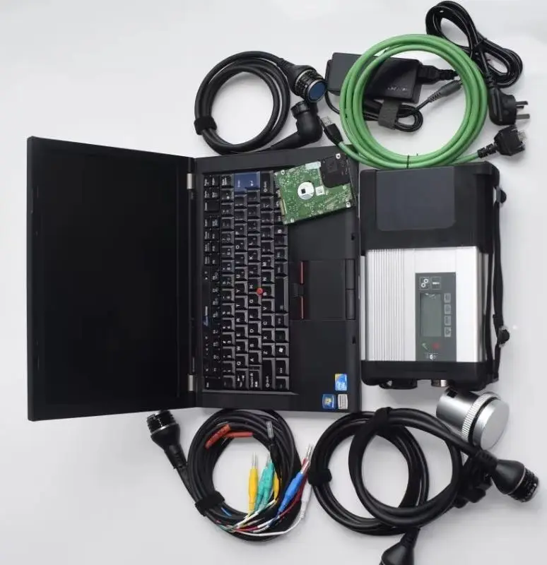 

MB Star C5 SD Compact Connect PCB Board V12/2025 Latest Software 90% New Laptop T410 i5 CPU Multi-languages Ready to Use