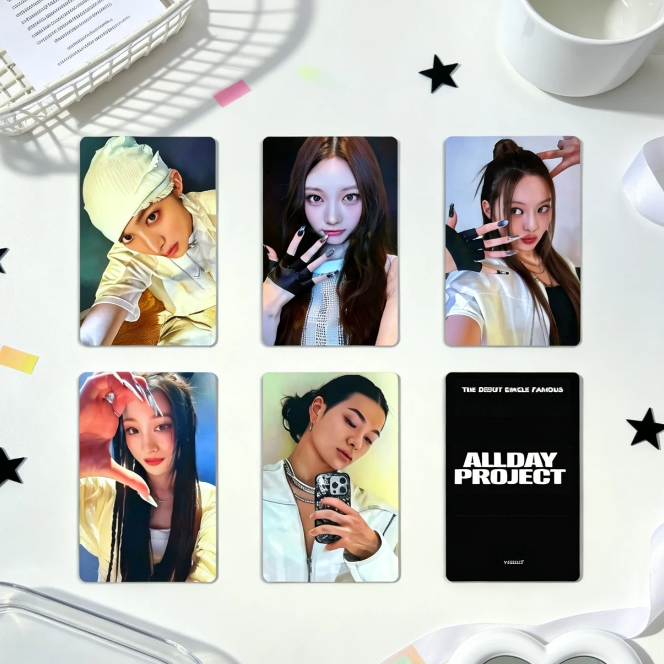 Idols ALLDAY PROJECT Photocards FAMOUS Album Cards Annie Tarzzan Bailey Woochan Youngseo Bonus Cards