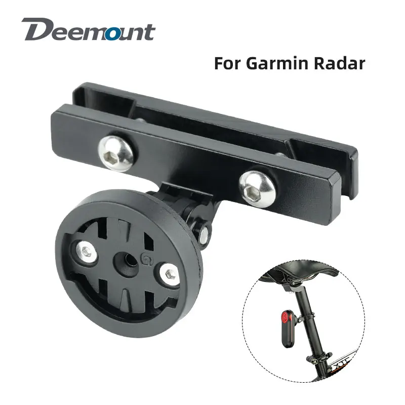 Bicycle Saddle Rail Rear Light Bracket Seatpost Mount LED Lamp Stand for Garmin Varia Radar Rearview RTL510 515 500 Magene L508