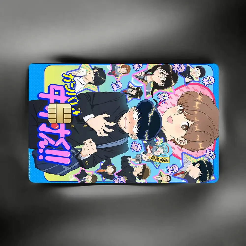 Go for It, Nakamura! Manga BL Decorative Waterproof Film Skin Cover Credit Card Stickers Debit Front Bank Bus Pass
