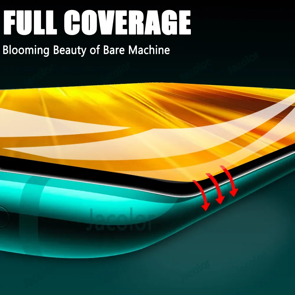 5 STKS Veiligheidsfilm Voor Xiaomi Poco X3 NFC M3 M4 Pro F3 GT F2 Scherm Gel Protector Hydrogel Film X3Pro X3NFC M3Pro Zacht Niet Glas