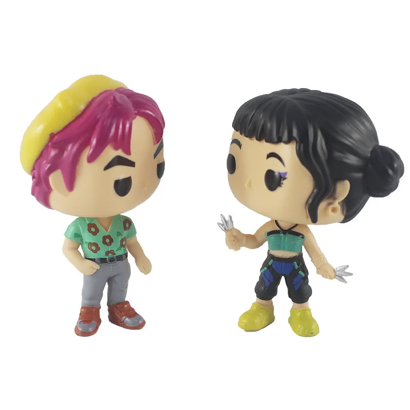 6 قطعة/المجموعة Kpopes شيطان الصيادين نموذج لجسم لعبة بولي كلوريد الفينيل الكرتون الألعاب الأجهزة الطرفية مكتب ديكور جمع أرقام لعبة مجسمة للطفل #1