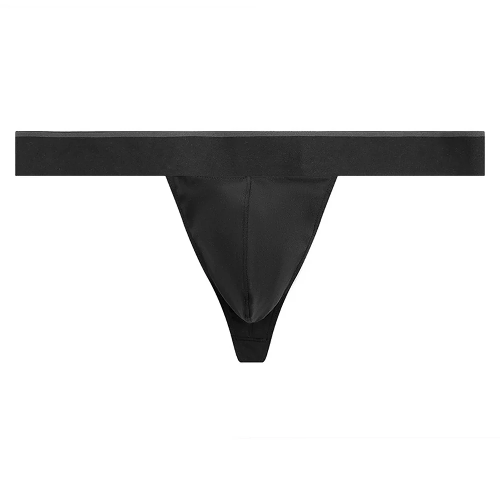 

Sexy Men G String Big Pouch U Convex Underwear T-back Bikini Briefs Low Waist Hight Cut Lingerie Solid Thongs Erotic Panties