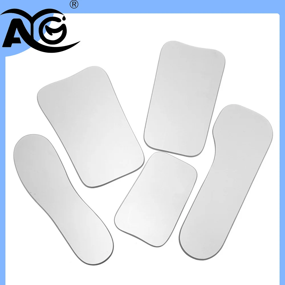 

AG 5PCS/SET Dentistry Orthodontic Mirror Photography Double-Sided Mirrors Dental Tools Glass Material Intra Oral Reflector