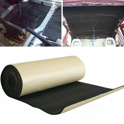50x200cm Rubber Self-adhesive Sponge Seal Strip Single Side Rubber EVA Black and White Foam Anti-collision Sealing Gasket